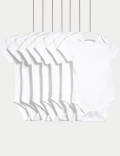 7 Pack Organic Pure Cotton Bodysuits