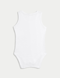 7 Pack Pure Cotton Sleeveless Bodysuits (5lbs-3 Yrs)