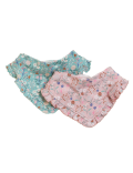 Cotton Rich Floral Dribble Bibs