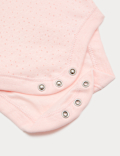 7 Pack Pure Cotton Bow Bodysuits (0-3 Yrs)