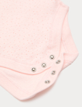 7 Pack Pure Cotton Bow Bodysuit (0-3 Yrs)