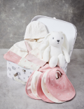 14pk Cotton Rich Printed Pink Gift Set