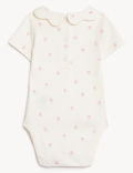3pk Pure Cotton Printed Bodysuits
