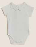 3pk Pure Cotton Bodysuits (0-3 Yrs)