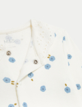 2pk Pure Cotton Floral Sleepsuits (6½lbs-3 Yrs)
