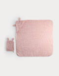 Pure Cotton Bunny Hooded Towel