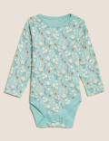 3pk Pure Cotton Floral Bodysuits (6&frac12;lbs - 3 Yrs)