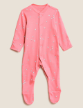 3pk Pure Cotton Printed Sleepsuits (61/2 lbs - 3 Yrs)