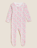 3pk Pure Cotton Printed Sleepsuits (0-3 Yrs)