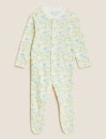 3pk Pure Cotton Printed Sleepsuits (0-3 Yrs)