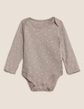 5pk Pure Cotton Patterned Bodysuits (61/2lbs - 3 Yrs)