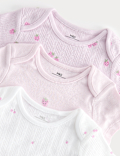 3 Pack Pure Cotton Printed Bodysuits (6&frac12;lbs-3 Yrs)
