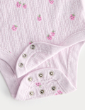 3 Pack Pure Cotton Printed Bodysuits (6&frac12;lbs-3 Yrs)