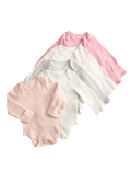 7pk Pure Cotton Floral Bodysuits (0-3 Yrs)