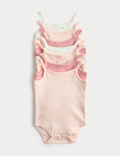 7 Pack Pure Cotton Bodysuits (7lbs-3 Yrs)