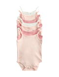 7 Pack Pure Cotton Bodysuits (7lbs-3 Yrs)