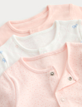 3 Pack Pure Cotton Rompers (7lbs-3 Yrs)