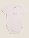 3pk Pure Cotton Patterned Bodysuits (61/2 lbs - 3 Yrs)