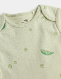 3 Pack Pure Cotton Peas Bodysuits (0-3 Yrs)