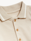3pk Pure Cotton Polo Bodysuits (0-3 Yrs)