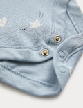 7 Pack Pure Cotton Patterned Bodysuits (7lbs-3 Yrs)