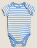 3pk Pure Cotton Bodysuits (6½lbs - 3 Yrs)