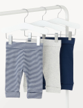 3pk Pure Cotton Leggings