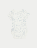 5pk Pure Cotton Animal Bodysuits (6½lbs-3 Yrs)