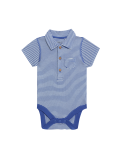 2pk Pure Cotton Polo Bodysuits (6½lbs-3 Yrs)