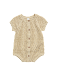 Pure Cotton Unisex Knitted Romper (7lbs-2 Yrs)