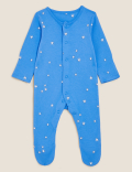 3pk Pure Cotton Printed Sleepsuits (6½lbs - 3 Yrs)