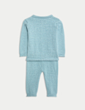 2pc Knitted Hedgehog Outfit (0-12 Mths)