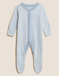 3pk Pure Cotton Sleepsuits