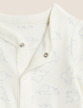 3pk Pure Cotton Sleepsuits