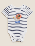 3pk Pure Cotton Safari Bodysuits (6½lbs - 3 Yrs)