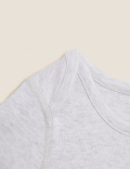 3pk Pure Cotton Animal Bodysuits (6½lbs - 3 Yrs)