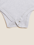 3pk Pure Cotton Animal Bodysuits (6½lbs - 3 Yrs)