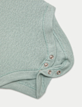 5pk Plain Green Short Sleeve Bodysuit