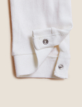 Adaptive Pure Cotton Happy Slogan Sleepsuit