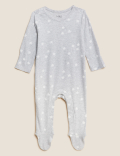 3pk Cotton Rich Christmas Sleepsuits
