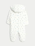 Cord Floral Pramsuit (0-12 Mths)