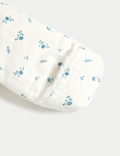 Cord Floral Pramsuit (0-12 Mths)