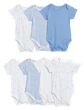 7pk Pure Cotton Printed Bodysuits (0-3 Yrs)