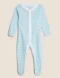 3pk Pure Cotton Printed Sleepsuits (5lbs-3 Yrs)