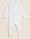 3pk Pure Cotton Printed Sleepsuits (5lbs-3 Yrs)