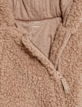 Borg Zip Pramsuit (0-12 Mths)