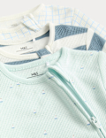 3 Pack Pure Cotton Nautical Sleepsuits  (6&frac12;lbs-3 Yrs)