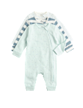 3 Pack Pure Cotton Nautical Sleepsuits  (6&frac12;lbs-3 Yrs)