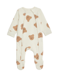 Pure Cotton Striped 2.5 Tog Sleepsuit (0-3 Yrs)
