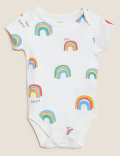3pk Pure Cotton Rainbow Bodysuits (6&frac12;lbs - 3 Yrs)
